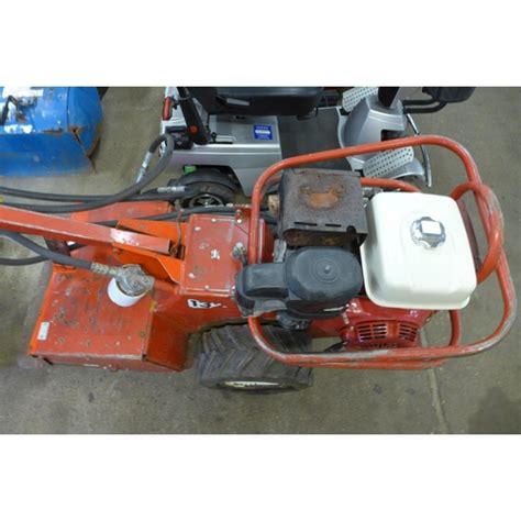 A Barreto Hydraulic Drive Rotavator Tiller With A Hp Honda Engine