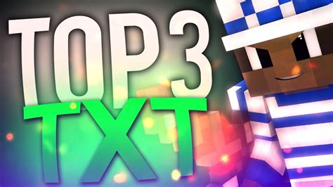 TOP 3 TXT NAJLEPSZE TEXTUREPACKI DO PVP POD FPS YouTube