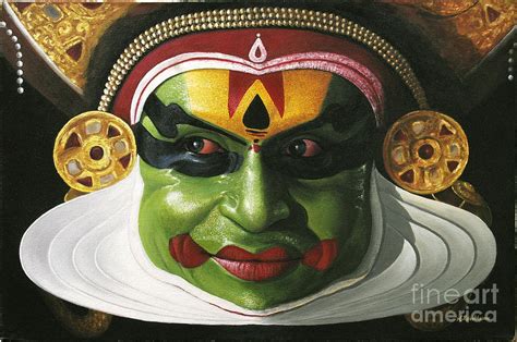 Kathakali Painting Painting By M Rajesh Kumar Fine Art America