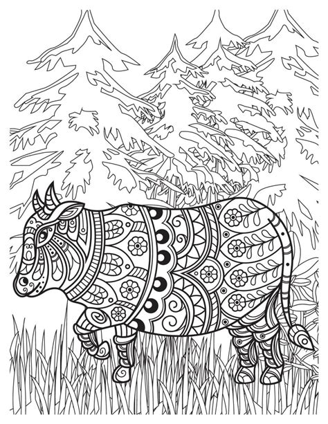 Gentle Cows Coloring Pages | Fun & Free Printable Designs