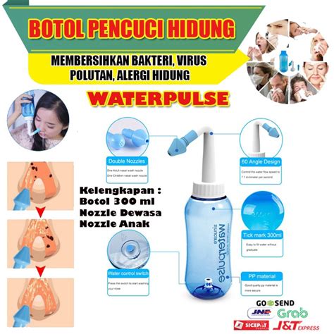 Jual Botol Pembersih Hidung Nasal Wash Dan Garam Untuk Cuci Hidung Nose