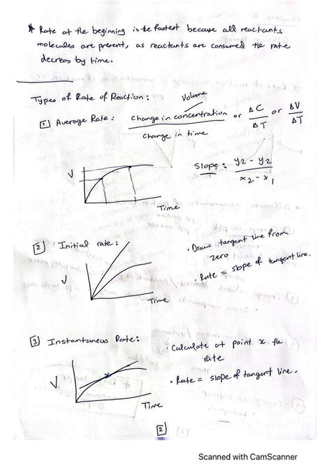 Solution Ib Dp Chemistry Topic 6 Chemical Kinetics Notes Studypool