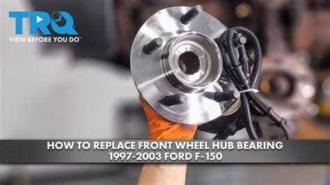 How To Replace Front Wheel Bearing Hub Ford F Youtube