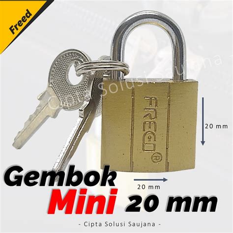 Jual GEMBOK MINI 20MM GEMBOK KECIL PENGAMAN KOPER GEMBOK PINTU LEMARI