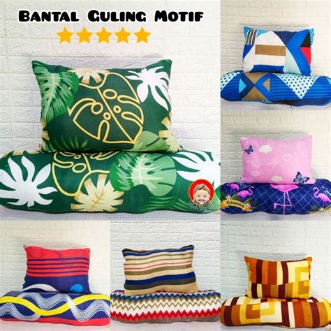 Jual Promo Bantal Guling Tidur Motif Isi Silikon By Mbah Blangkon