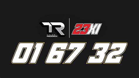 Tyler Reddick | 23XI Racing | #01, #32, #67 Numbers | Stunod Racing