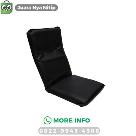 Jual Kursi Lipat Lesehan Lantai Folding Chair Soleil Hitam Sdbgf E