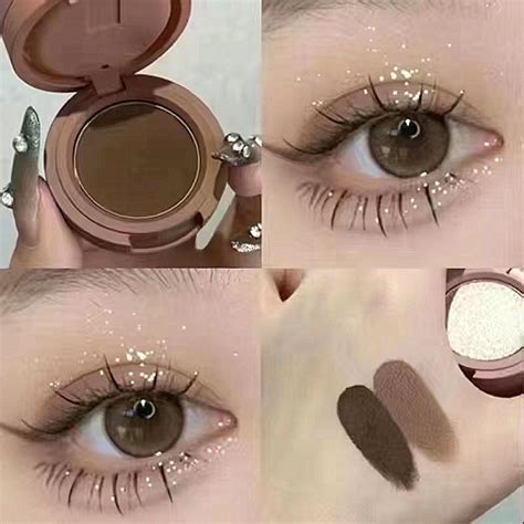 HERORANGE Color Cute Nude Glitter Eyeshadow Palette Waterproof Long Lasting Matte Eye Shadow