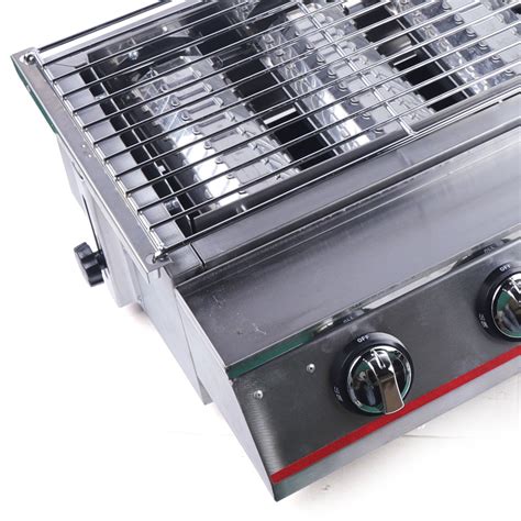 Gas BBQ Grills LPG Commercial Stainless 8 Head Burners Gas BBQ Grill US ...