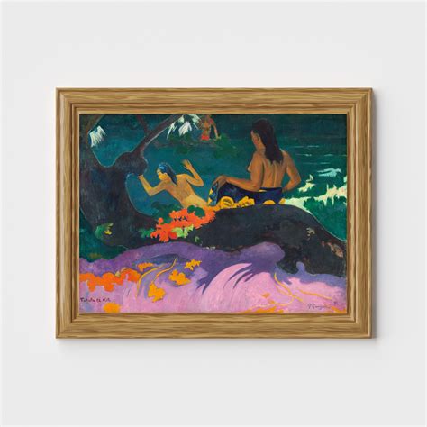 By The Sea By Paul Gauguin Print Paul Gauguin Poster Etsy Australia