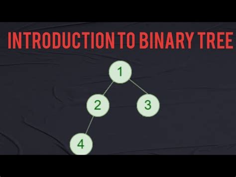 Creating A Binary Tree Introduction To Binary Tree The Coders Youtube