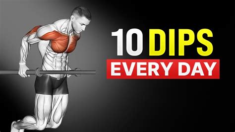 How Dips Every Day Will Completely Transform Your Body Youtube