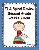 Daily Spiral Review Ela Worksheets Teaching Resources TpT