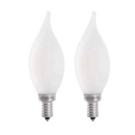 Feit Electric 60 Watt Equivalent BA10 E12 Candelabra Dimmable Filament