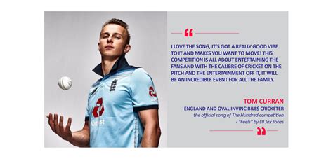 Tom Curran England And Oval Invincibiles Cricketer The Official Song