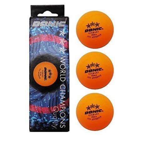 Buy Donic 3* (ITTF Approved) Table Tennis Balls Online at Best Price on ...