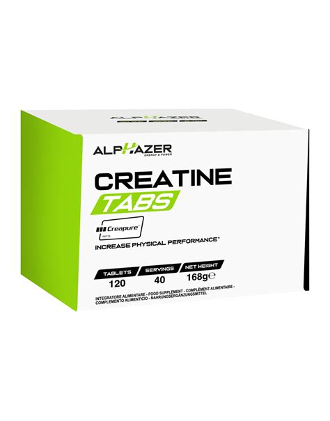 Creatine Tabs Creapure® Di Alphazer 120 Compresse