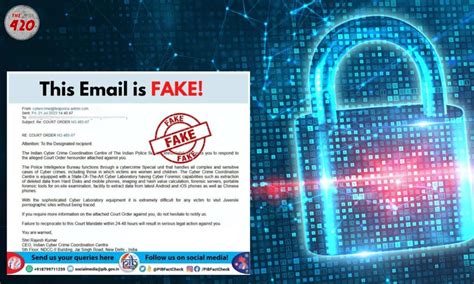 Fact Check Scammers Are Sending Fake Court Order Via Mail Posing As