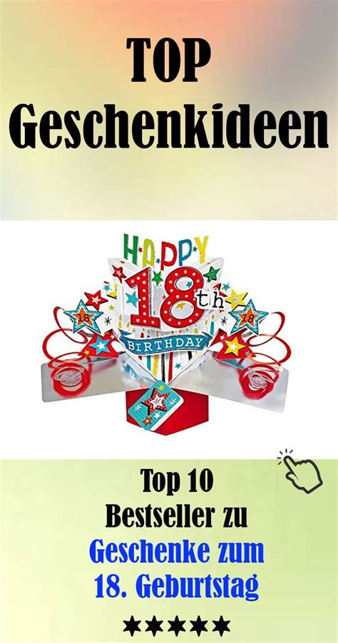 Top 10 Geschenkideen zum 18 Geburtstag Geschenkideen für den 18