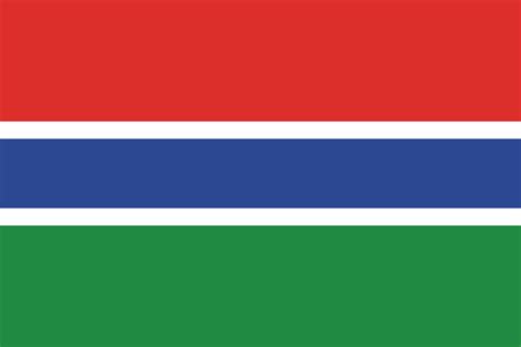 flag of gambia design 16093791 Vector Art at Vecteezy