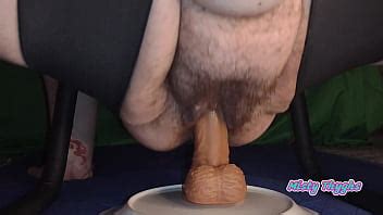Fat Stut Squatting On Giant Dildo BBW MistyThyghs XNXX