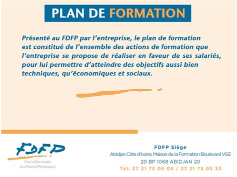 Fdfp Fonds De Developpement De La Formation Professionnelle C Te D