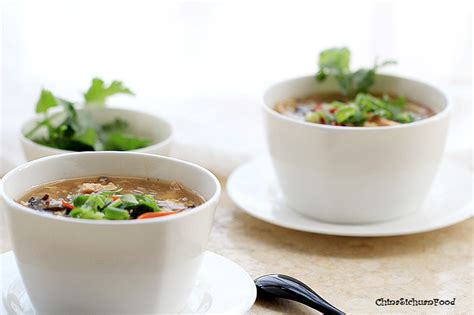 Hot And Sour Soup Suan La Tang China Sichuan Food