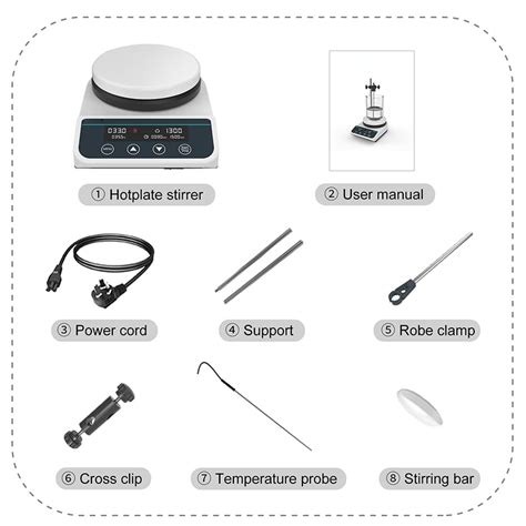 Digital Magnetic Stirrer Hot Plate Ceramic Coated Lab Hotplate Magnetic Stirrer Mixer 3000ml