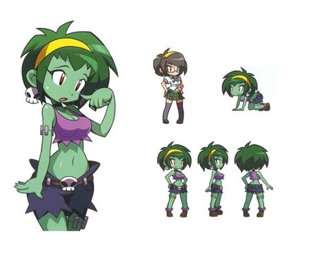 Rottytops From Video Game Shantae Half Genie Hero Character Design