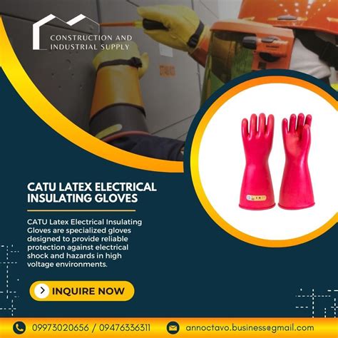 Catu Latex Electrical Insulating Gloves Safety Gear Protective