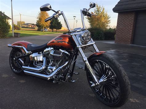 Softail Breakout Cvo Ape Hanger Harleydavidsonchoppersapehangers Harley Harley Davidson