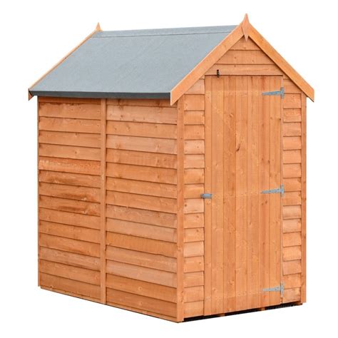 6 X 4 183m X 120m Super Value Overlap Apex Wooden Garden