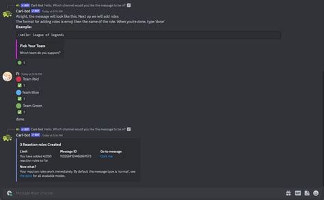 How To Make Reaction Roles On Discord Using Carl Bot