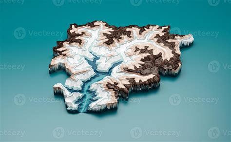 Mapa Topográfico De Andorra Mapa De Relieve Sombreado Espectral De