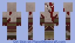 Kratos (God of War) Minecraft Skin