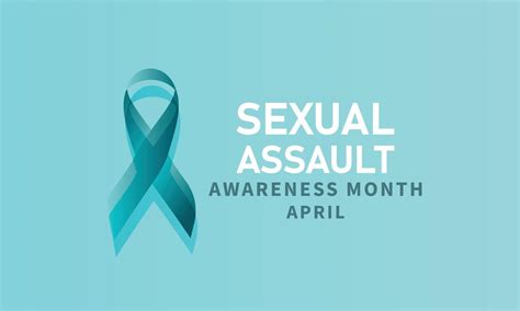 April Is Sexual Assault Awareness Month Template For Background