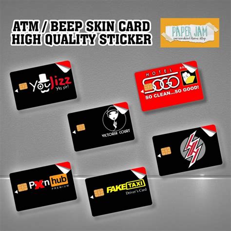 PXRN HUB ATM Debit Card Beep Card Credit Card Skin High Quality Vinyl