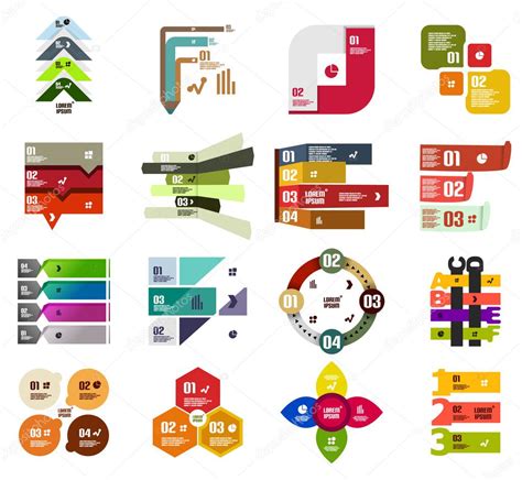 Set Of Modern Infographic Design Templates — Stock Vector © Akomov 30811215