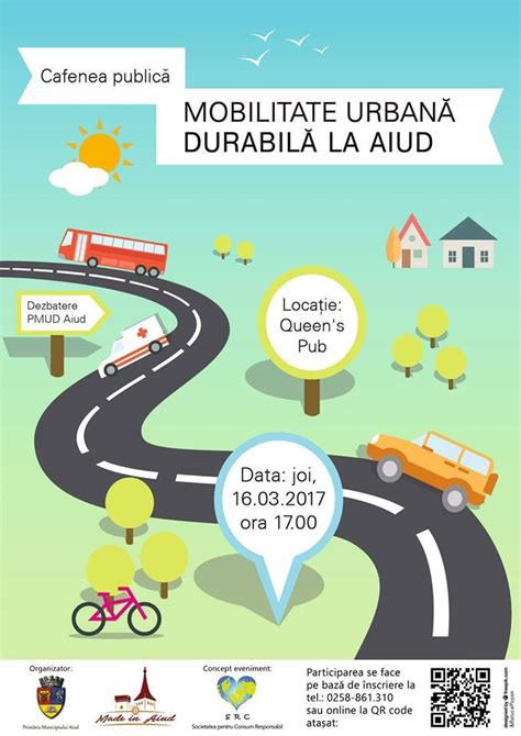 16 martie La Aiud va fi dezbătut Planul Urban de Mobilitate Durabilă a