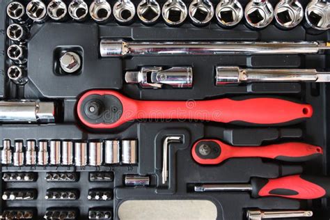 Tool Kit for the Mechanic of a Car Stock Image - Image of repair, design: 33535427