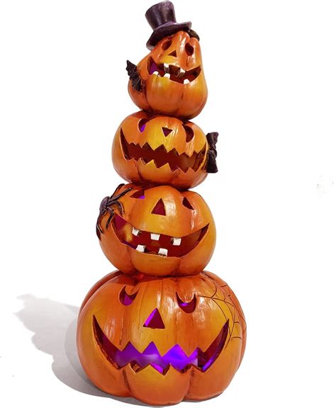 Amazon Hodao Decoraciones De Calabaza De Halloween Para Interiores