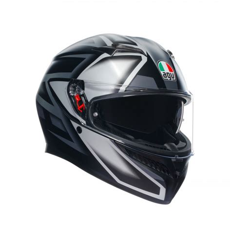 Casco Integrale Agv K E Mplk Compound Nero Opaco Grigio