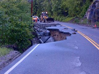 Washout On Highway 3A Near Gray Creek The Aftermath Of A W Flickr