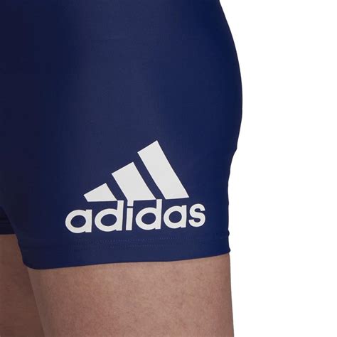 Adidas Heren Fitness Badge Of Sport Swimming Boxer Trunks Zwembroeken Blauw