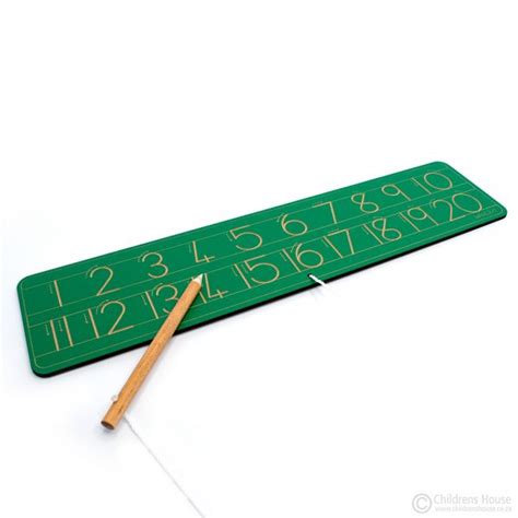 Number Board Numbers 1 To 20 Childrens House Montessori Materials