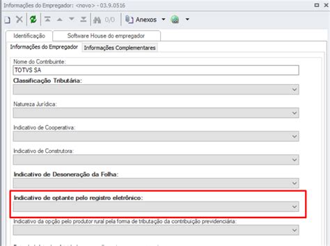 Rh Rm Fop Esocial Erro Ao Gerar Xml O Campo Indoptregeletron