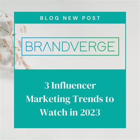 Influencer Marketing Trends To Pay Attention To In Brandverge