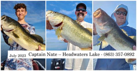 Headwaters Lake Fishing Guide July 2023 Lake Okeechobee Bass