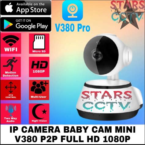 Jual IP Camera CCTV 9100 Smart Net CT V380 Q6 Wifi HD 720 P Kamera Ip