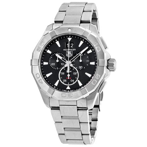 Tag Heuer Aquaracer Chronograph Black Dial Men S Watch Cay Ba